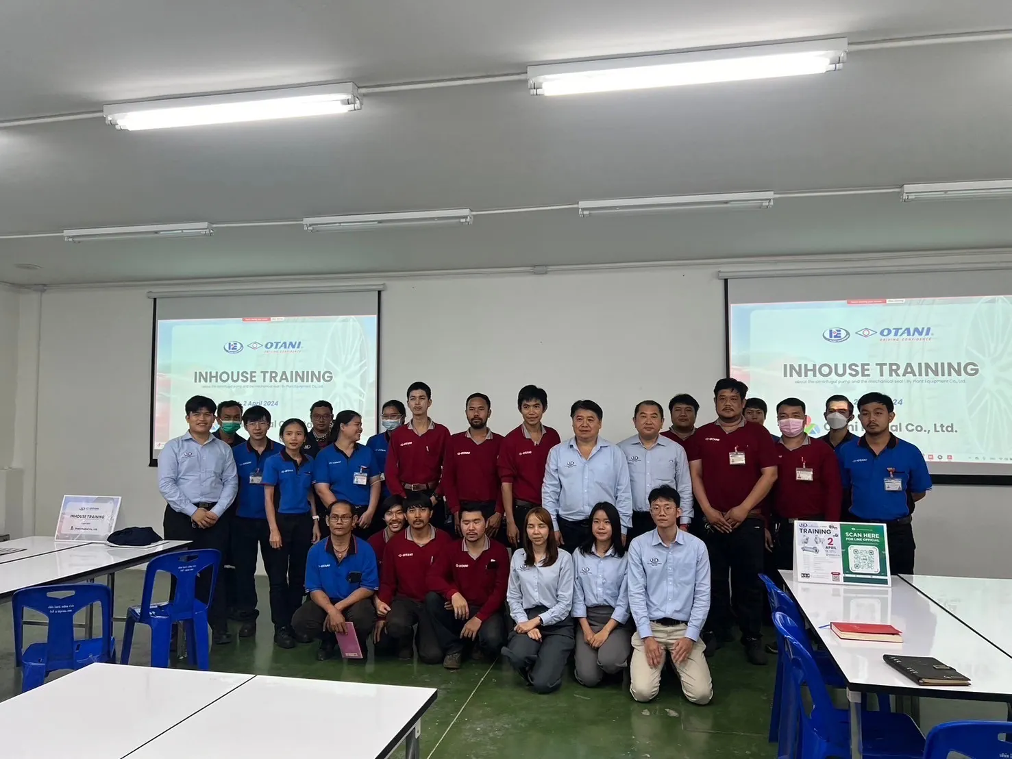 In-house pump training by Plant Equipment engineers