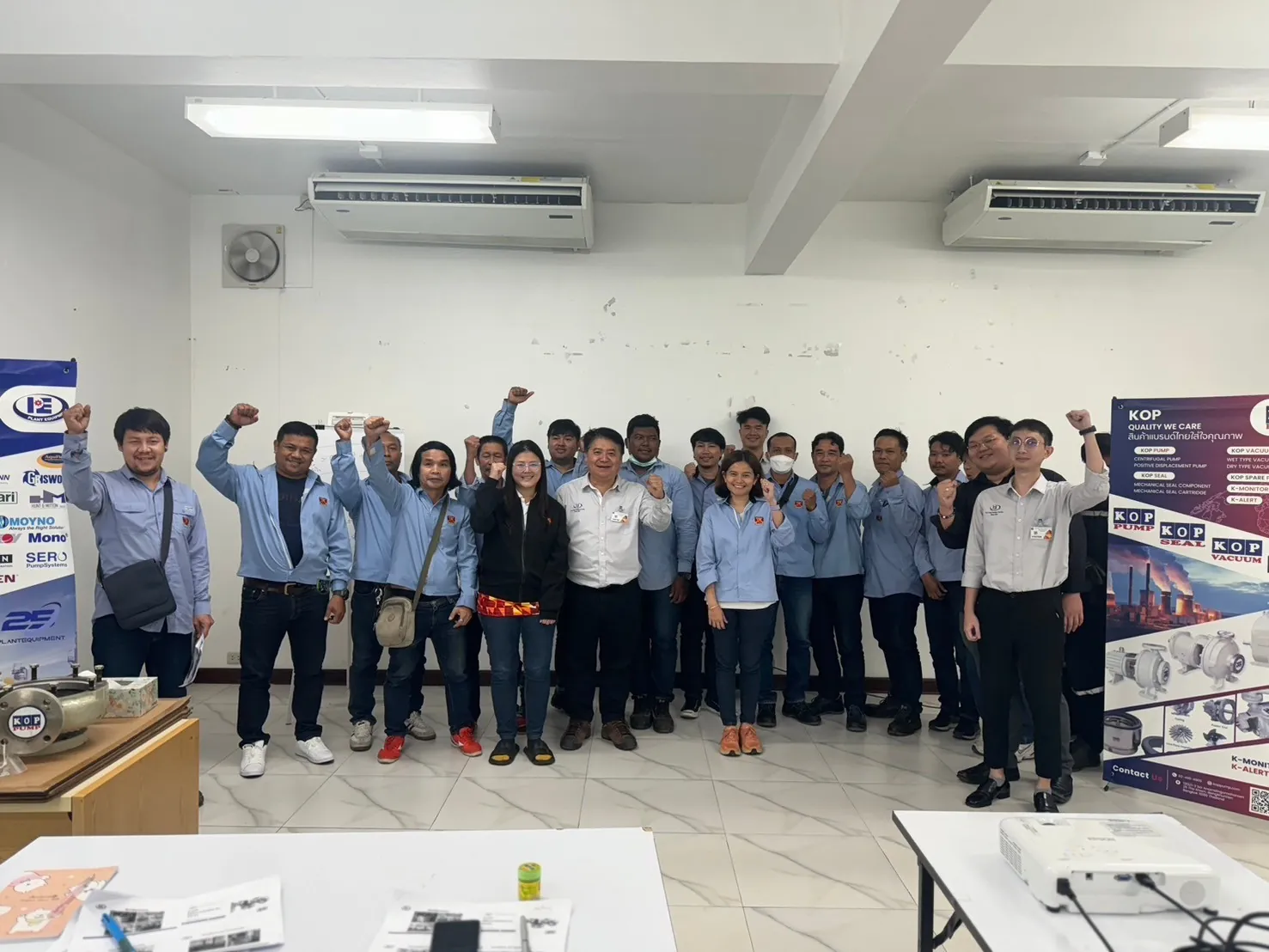 In-house pump training by Plant Equipment engineers