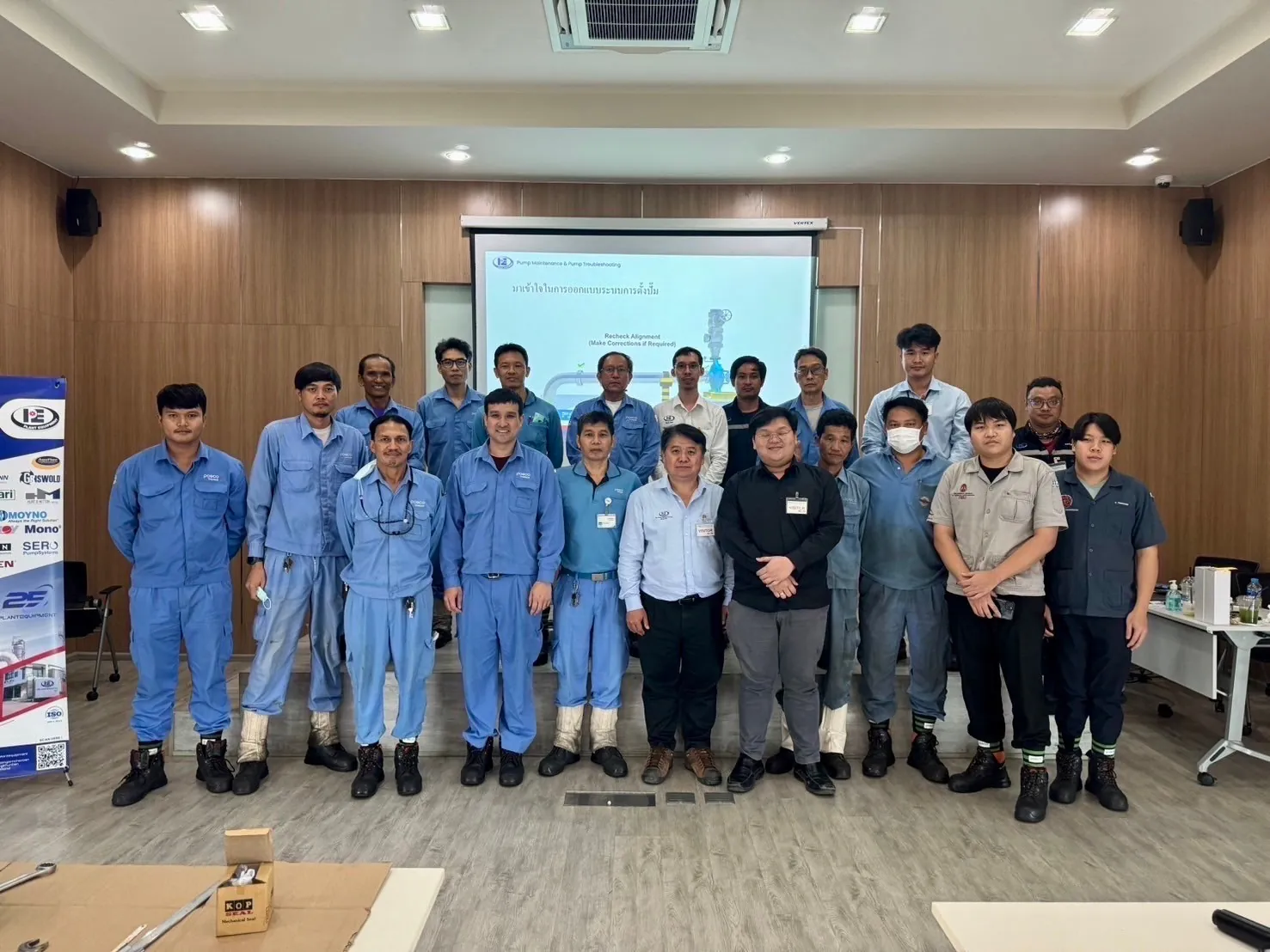 In-house pump training by Plant Equipment engineers