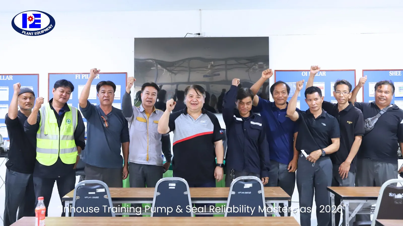 In-house pump training by Plant Equipment engineers