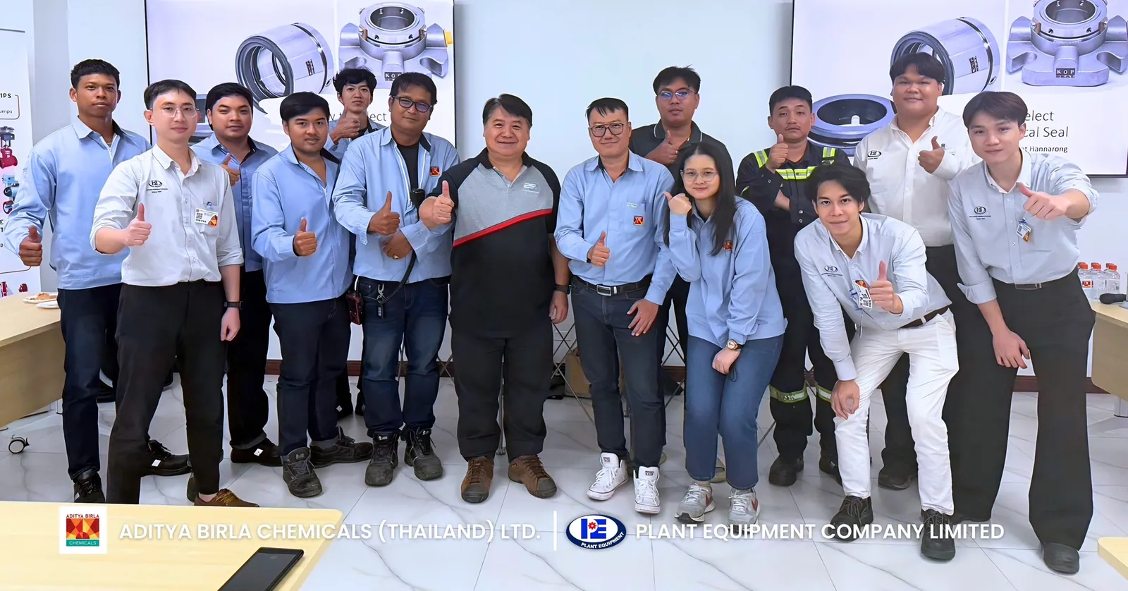 In-house pump training by Plant Equipment engineers