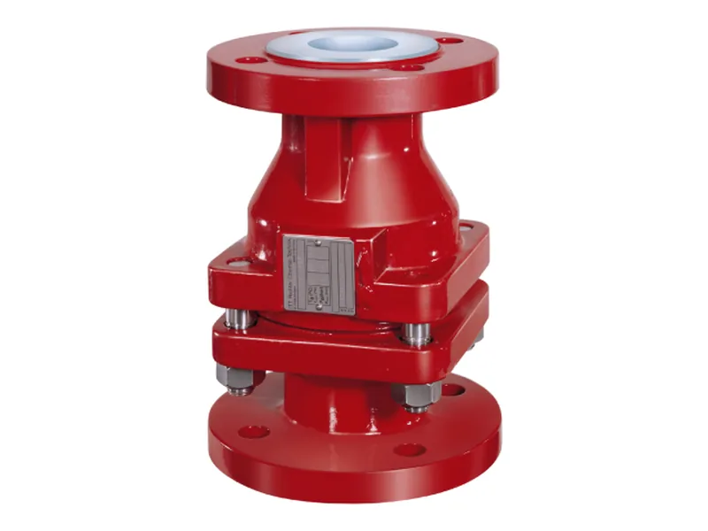 Richter BC / CV PFA-lined ball check valve