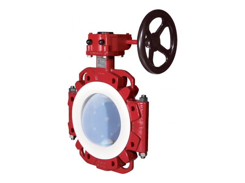 Richter NKS / NKL PFA/PTFE-lined butterfly valve