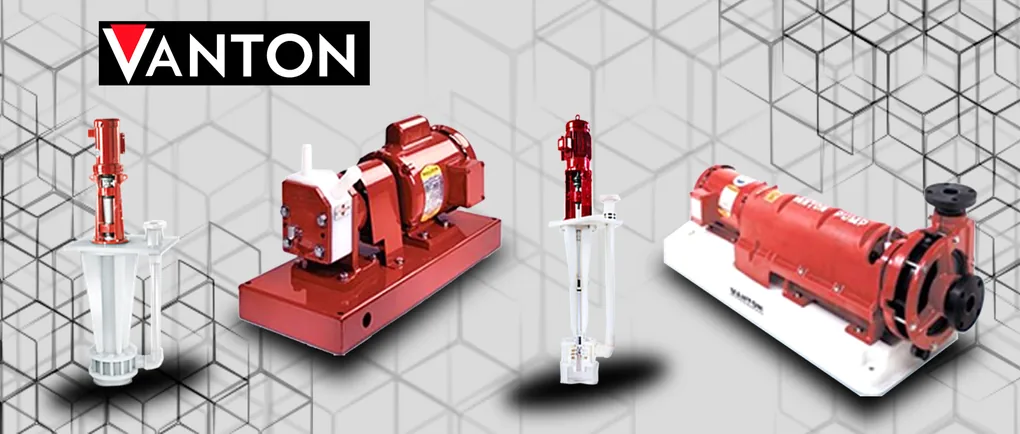 Vanton solid thermoplastic pumps